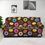 Colorful Donut Pattern Print Sofa Cover