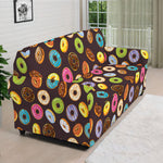 Colorful Donut Pattern Print Sofa Cover