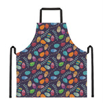 Colorful Easter Eggs Pattern Print Apron