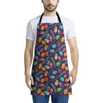 Colorful Easter Eggs Pattern Print Apron