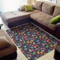 Colorful Easter Eggs Pattern Print Floor Mat