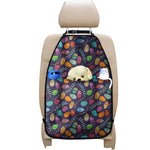 Colorful Easter Eggs Pattern Print Car Seat Organizers