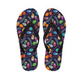 Colorful Easter Eggs Pattern Print Flip Flops