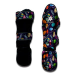 Colorful Easter Eggs Pattern Print Muay Thai Shin Guard