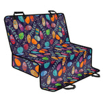 Colorful Easter Eggs Pattern Print Pet Car Back Seat Cover