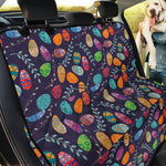 Colorful Easter Eggs Pattern Print Pet Car Back Seat Cover