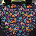 Colorful Easter Eggs Pattern Print Pet Car Back Seat Cover