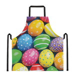Colorful Easter Eggs Print Apron