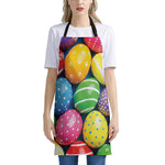 Colorful Easter Eggs Print Apron