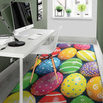 Colorful Easter Eggs Print Area Rug