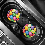 Colorful Easter Eggs Print Car Coasters