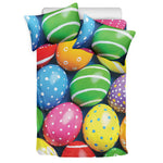 Colorful Easter Eggs Print Duvet Cover Bedding Set