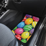 Colorful Easter Eggs Print Front and Back Car Floor Mats