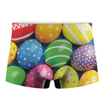 Colorful Easter Eggs Print Men's Boxer Briefs