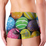 Colorful Easter Eggs Print Men's Boxer Briefs