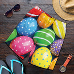 Colorful Easter Eggs Print Men's Shorts