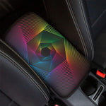 Colorful EDM Geometric Print Car Center Console Cover