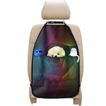 Colorful EDM Geometric Print Car Seat Organizers