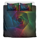 Colorful EDM Geometric Print Duvet Cover Bedding Set