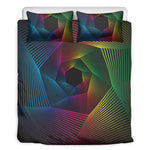 Colorful EDM Geometric Print Duvet Cover Bedding Set