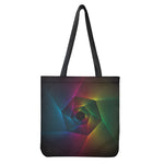 Colorful EDM Geometric Print Tote Bag