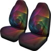 Colorful EDM Geometric Print Universal Fit Car Seat Covers