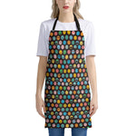 Colorful Emoji Faces Pattern Print Apron