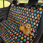 Colorful Emoji Faces Pattern Print Pet Car Back Seat Cover