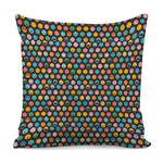 Colorful Emoji Faces Pattern Print Pillow Cover