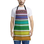 Colorful Ethnic Pattern Print Apron