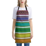 Colorful Ethnic Pattern Print Apron