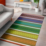 Colorful Ethnic Pattern Print Area Rug
