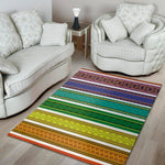 Colorful Ethnic Pattern Print Area Rug
