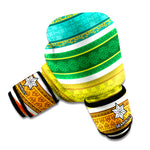 Colorful Ethnic Pattern Print Boxing Gloves