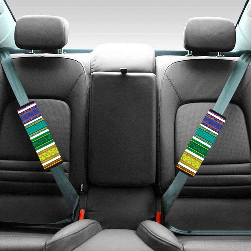 Colorful Ethnic Pattern Print Car Seat Belt Covers