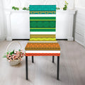 Colorful Ethnic Pattern Print Dining Chair Slipcover