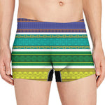 Colorful Ethnic Pattern Print Men's Boxer Briefs