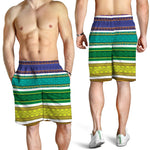 Colorful Ethnic Pattern Print Men's Shorts