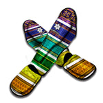 Colorful Ethnic Pattern Print Muay Thai Shin Guard