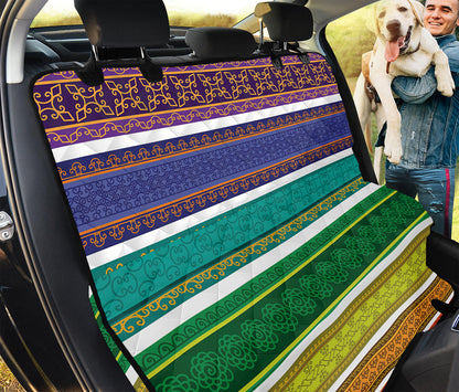 Colorful Ethnic Pattern Print Pet Car Back Seat Cover