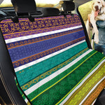 Colorful Ethnic Pattern Print Pet Car Back Seat Cover