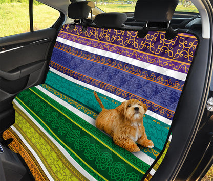 Colorful Ethnic Pattern Print Pet Car Back Seat Cover