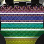 Colorful Ethnic Pattern Print Pet Car Back Seat Cover