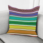 Colorful Ethnic Pattern Print Pillow Cover