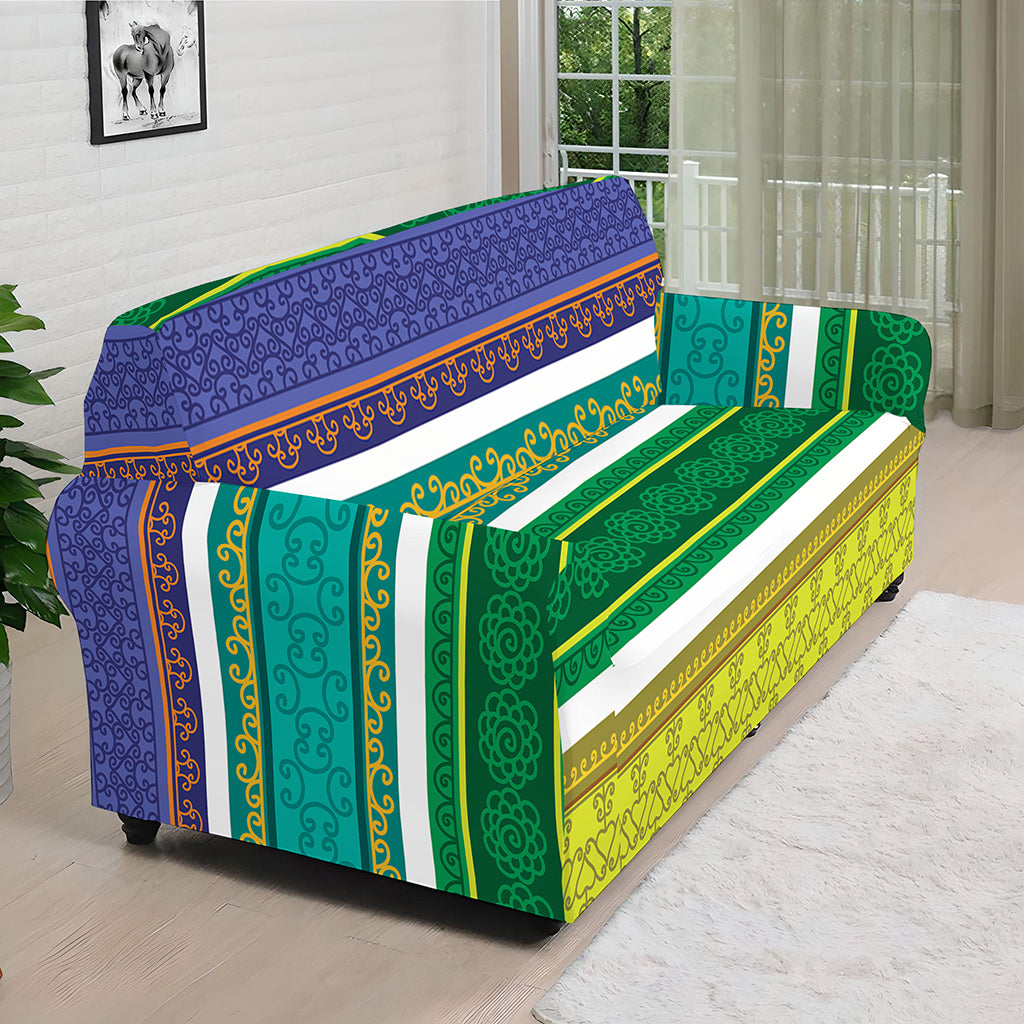 Colorful Ethnic Pattern Print Sofa Cover