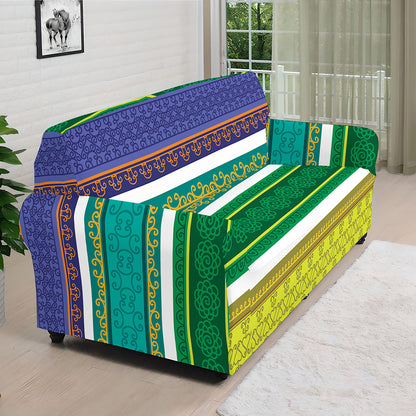 Colorful Ethnic Pattern Print Sofa Cover