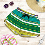 Colorful Ethnic Pattern Print Women's Shorts
