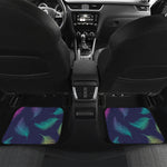 Colorful Feather Pattern Print Front and Back Car Floor Mats