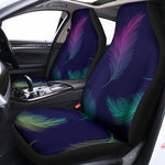 Colorful Feather Pattern Print Universal Fit Car Seat Covers