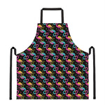 Colorful Flamingo Pattern Print Apron